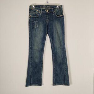 Armor Jeans Women's Flare Jeans Size 9 / 10 Blue Cotton Casual Outerwear Daily